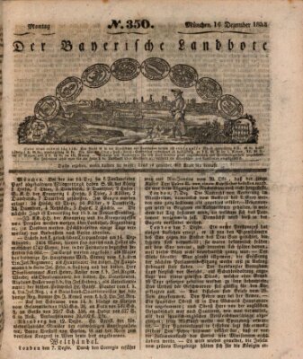 Der Bayerische Landbote Montag 16. Dezember 1833