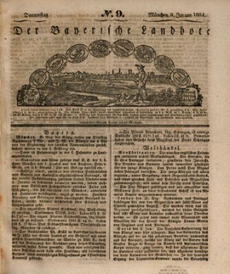 Der Bayerische Landbote Donnerstag 9. Januar 1834