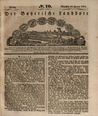 Der Bayerische Landbote Freitag 10. Januar 1834