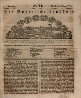 Der Bayerische Landbote Samstag 11. Januar 1834