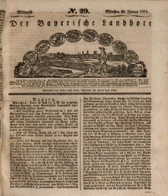 Der Bayerische Landbote Mittwoch 29. Januar 1834