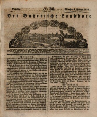 Der Bayerische Landbote Samstag 1. Februar 1834