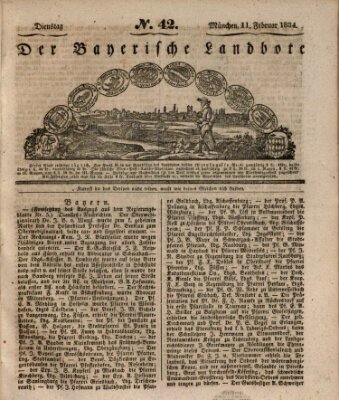 Der Bayerische Landbote Dienstag 11. Februar 1834