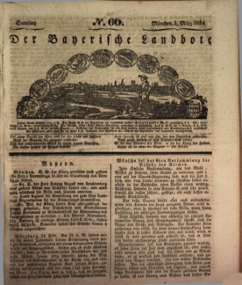 Der Bayerische Landbote Samstag 1. März 1834
