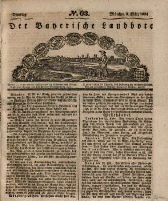 Der Bayerische Landbote Mittwoch 5. März 1834