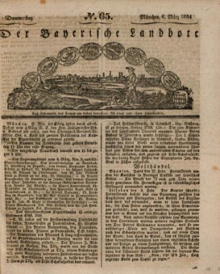 Der Bayerische Landbote Donnerstag 6. März 1834