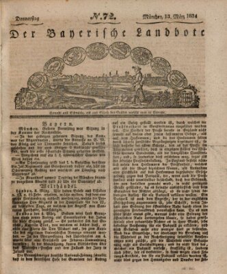 Der Bayerische Landbote Donnerstag 13. März 1834