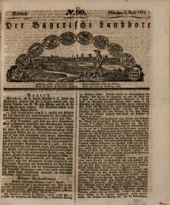 Der Bayerische Landbote Mittwoch 9. April 1834