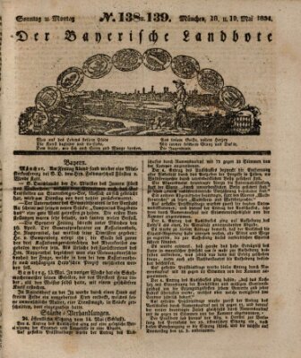 Der Bayerische Landbote Sonntag 18. Mai 1834