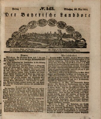 Der Bayerische Landbote Freitag 23. Mai 1834