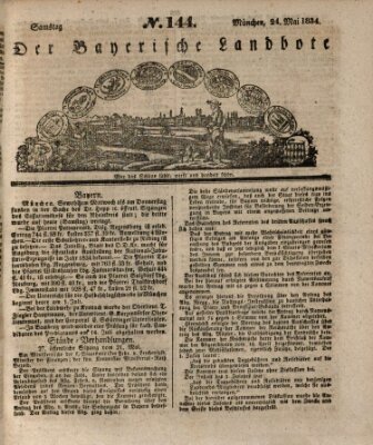 Der Bayerische Landbote Samstag 24. Mai 1834