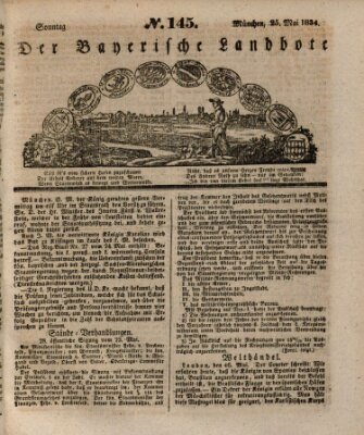 Der Bayerische Landbote Sonntag 25. Mai 1834