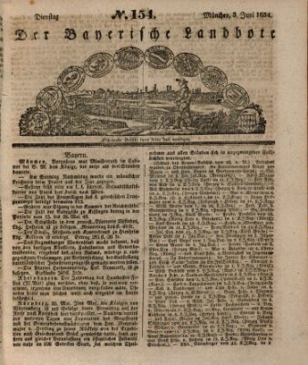 Der Bayerische Landbote Dienstag 3. Juni 1834