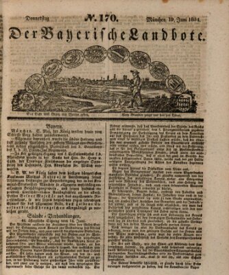 Der Bayerische Landbote Donnerstag 19. Juni 1834