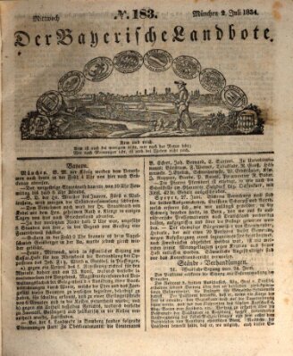 Der Bayerische Landbote Mittwoch 2. Juli 1834