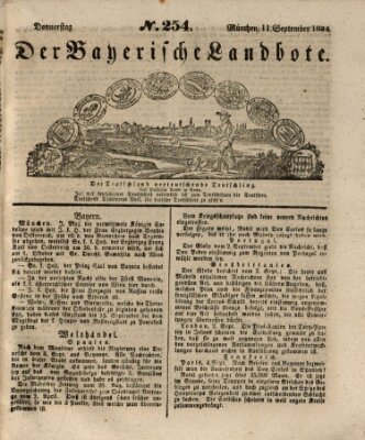 Der Bayerische Landbote Donnerstag 11. September 1834