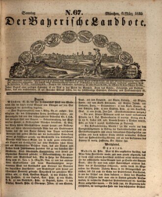 Der Bayerische Landbote Sonntag 8. März 1835