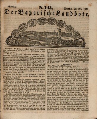 Der Bayerische Landbote Samstag 23. Mai 1835