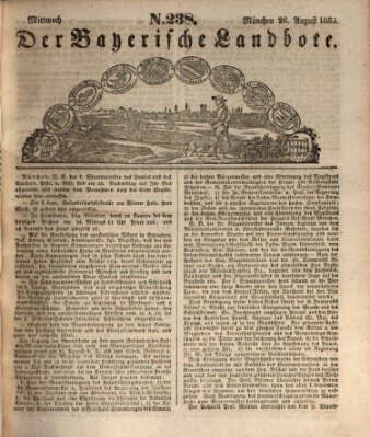 Der Bayerische Landbote Mittwoch 26. August 1835