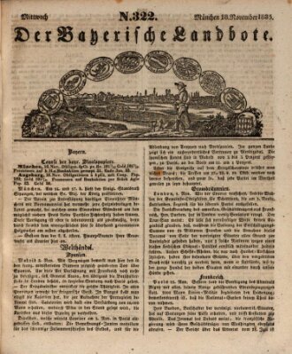 Der Bayerische Landbote Mittwoch 18. November 1835