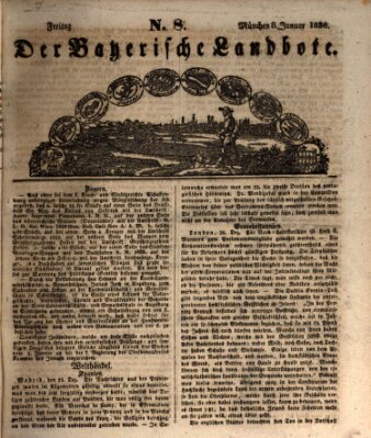 Der Bayerische Landbote Freitag 8. Januar 1836