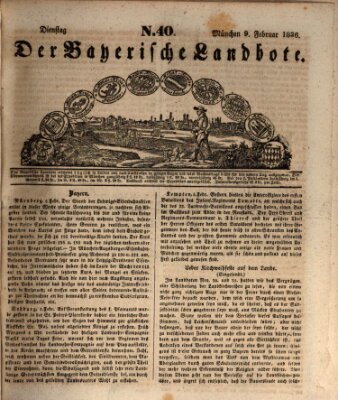 Der Bayerische Landbote Dienstag 9. Februar 1836