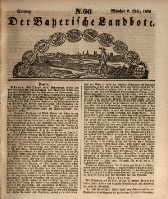 Der Bayerische Landbote Sonntag 6. März 1836