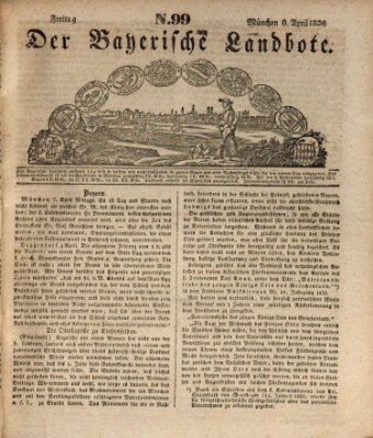 Der Bayerische Landbote Freitag 8. April 1836