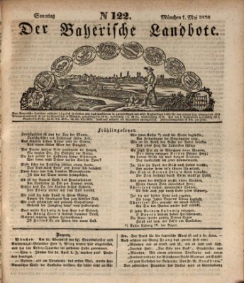 Der Bayerische Landbote Sonntag 1. Mai 1836