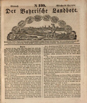 Der Bayerische Landbote Mittwoch 18. Mai 1836