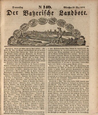 Der Bayerische Landbote Donnerstag 19. Mai 1836