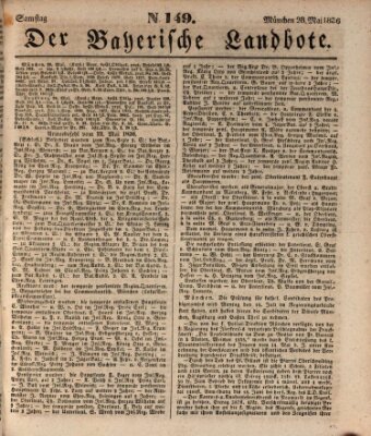 Der Bayerische Landbote Samstag 28. Mai 1836