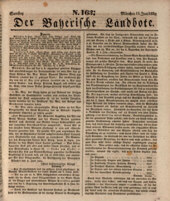 Der Bayerische Landbote Samstag 11. Juni 1836