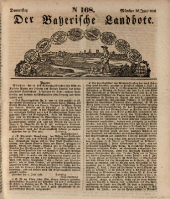 Der Bayerische Landbote Donnerstag 16. Juni 1836