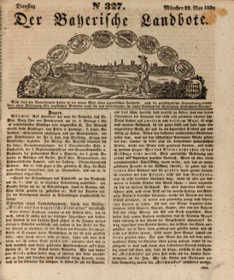 Der Bayerische Landbote Dienstag 22. November 1836