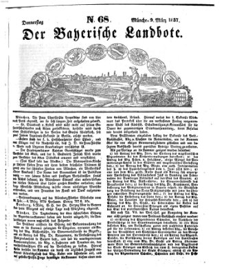 Der Bayerische Landbote Donnerstag 9. März 1837