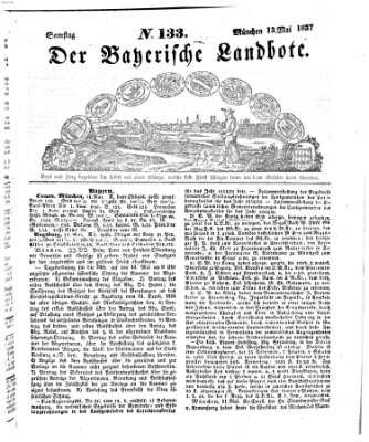 Der Bayerische Landbote Samstag 13. Mai 1837