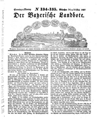 Der Bayerische Landbote Sonntag 14. Mai 1837