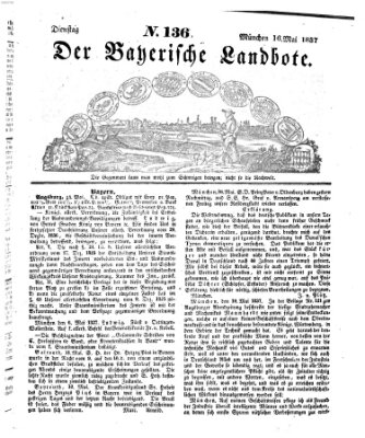 Der Bayerische Landbote Dienstag 16. Mai 1837