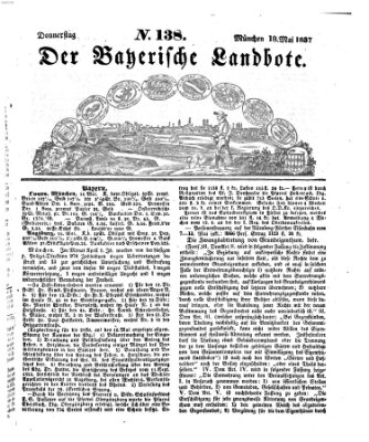 Der Bayerische Landbote Donnerstag 18. Mai 1837