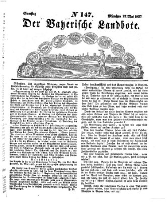 Der Bayerische Landbote Samstag 27. Mai 1837