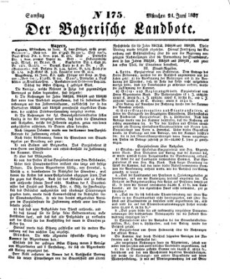 Der Bayerische Landbote Samstag 24. Juni 1837