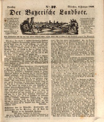 Der Bayerische Landbote Dienstag 6. Februar 1838