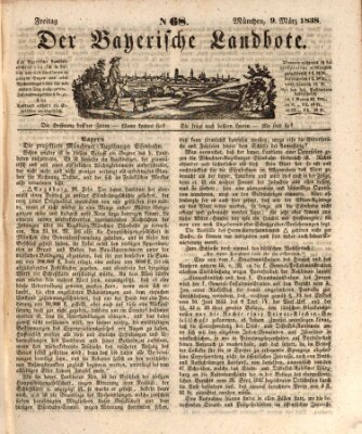 Der Bayerische Landbote Freitag 9. März 1838