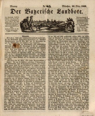 Der Bayerische Landbote Montag 26. März 1838