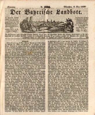 Der Bayerische Landbote Sonntag 6. Mai 1838