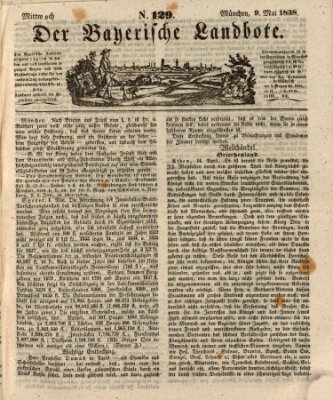 Der Bayerische Landbote Mittwoch 9. Mai 1838