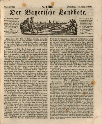 Der Bayerische Landbote Donnerstag 10. Mai 1838