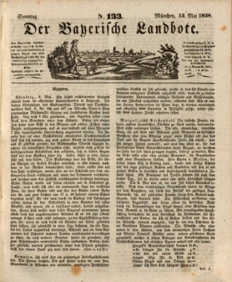 Der Bayerische Landbote Sonntag 13. Mai 1838