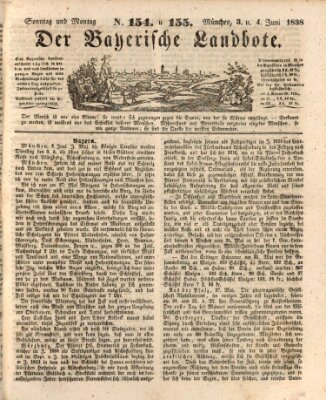 Der Bayerische Landbote Montag 4. Juni 1838